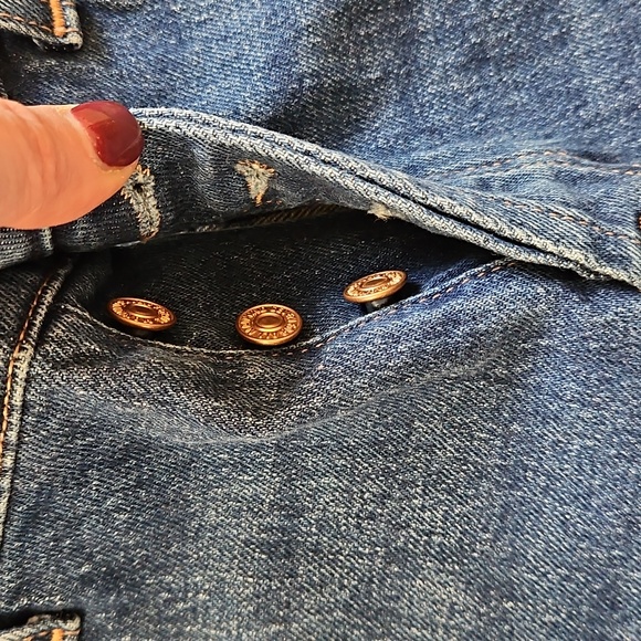 7 For All Mankind‎ Size 27 Zoey Blue Bell - Picture 3 of 7